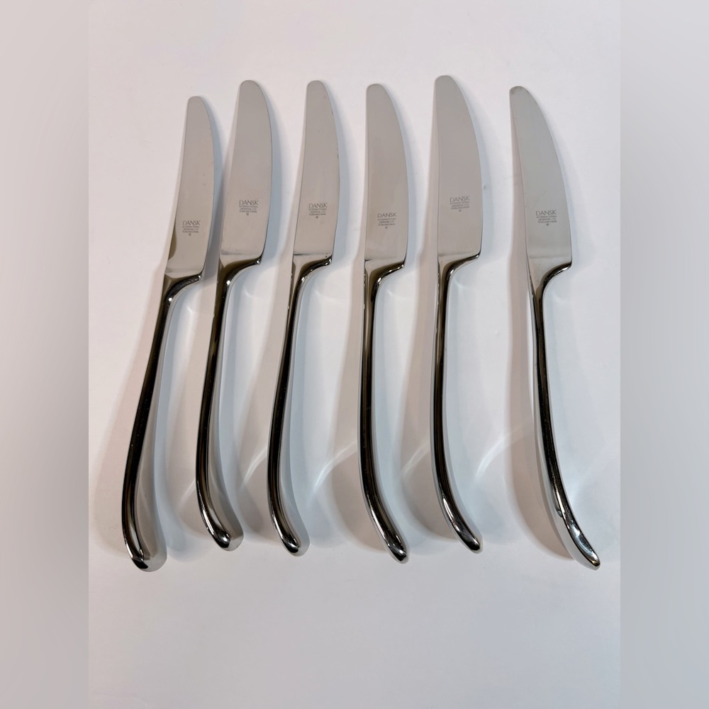 Dansk Torun Set of Six Dinner Knives - Picture 2 of 5